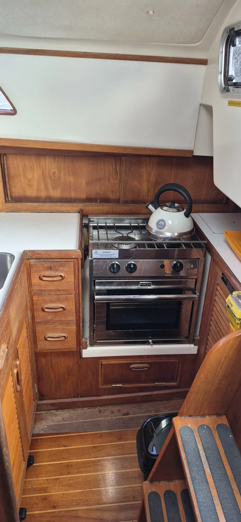 Sensation’s equipped galley